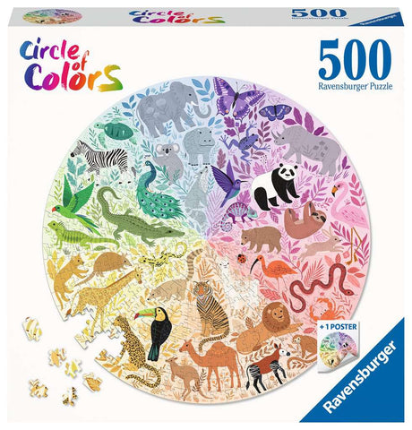 500-PIECE Animals  PUZZLE