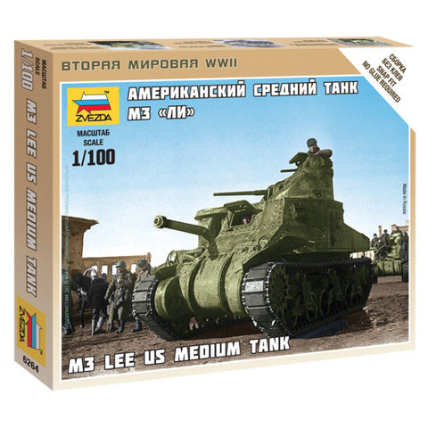 1/100 US M3 Lee Tank (Snap)