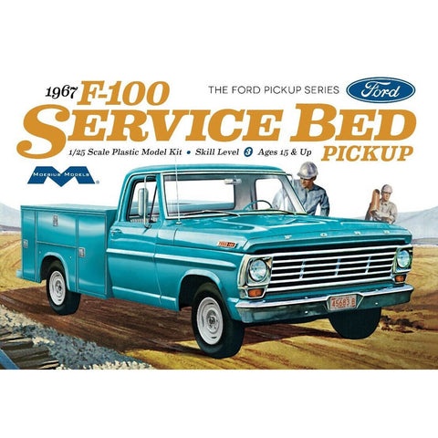 MOEBIUS 1/25 1967 Ford F100 Service Bed Pickup Truck