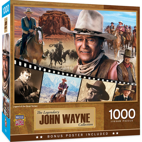 1000-PIECE John Wayne - Legend of the Silver Screen PUZZLE