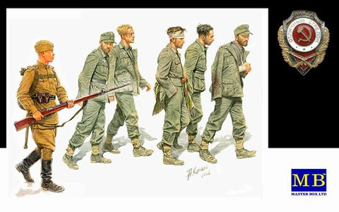 MASTERBOX  1/35 German Captives 1944 (5 & 1 Russian Soldier)