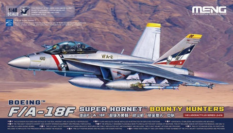MENG 1/48 F/A18F Super Hornet Bounty Hunters Fighter