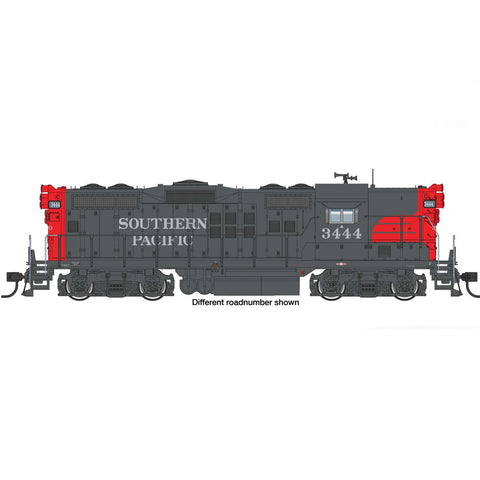 WALTHERS HO EMD GP9 Phase II - LokSound 5 Sound and DCC -- Southern Pacific(TM) #3451 Freight Service (gray, Scarlet, white)
