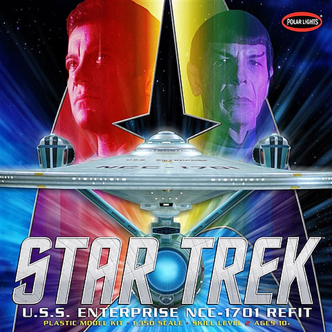 POLAR LIGHTS	1/350 Star Trek USS Enterprise NCC1701A Refit