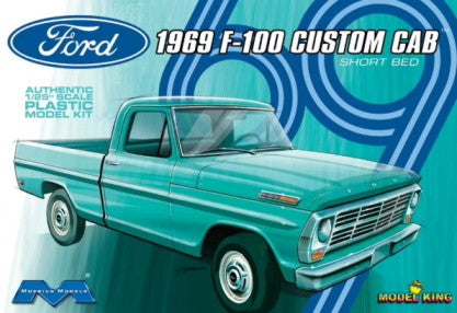 MOEBIUS  1/25 1969 Ford F100 Custom Cab Pickup Truck w/Short Bed (Ltd Prod)