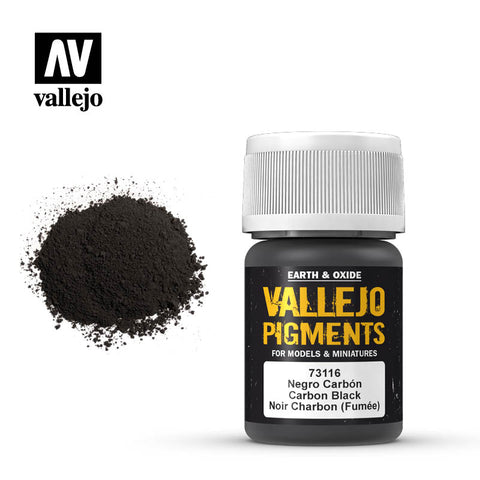 VALLEJO 	30ml Bottle Carbon Black Pigment Powder