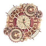 HANDS CRAFT Time Art; Zodiac Wall Clock