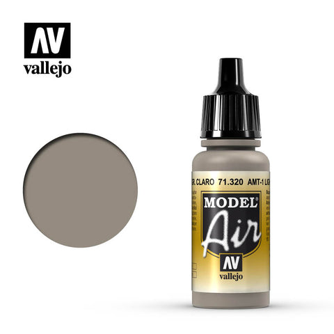 VALLEJO 17ml Bottle AMT1 Light Grey Brown Model Air