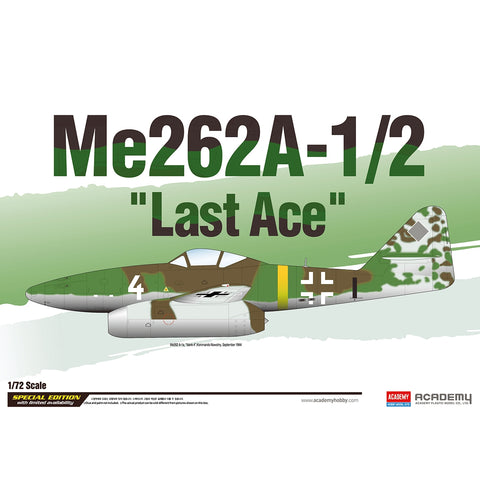 ACADEMY   1/72 ME262A-1/2 LAST ACE