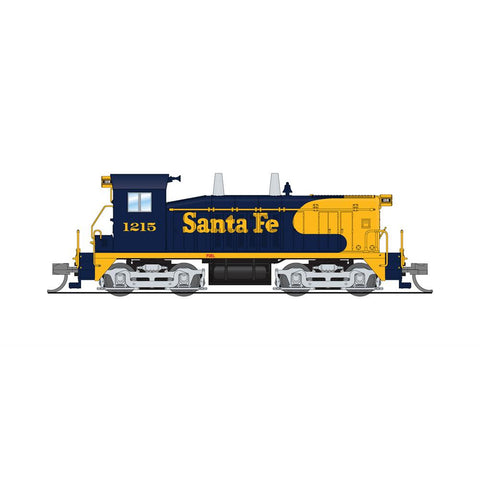 BROADWAY LIMITED N EMD NW2, ATSF 1217, Yellow Bonnet, Paragon4 Sound/DC/DCC