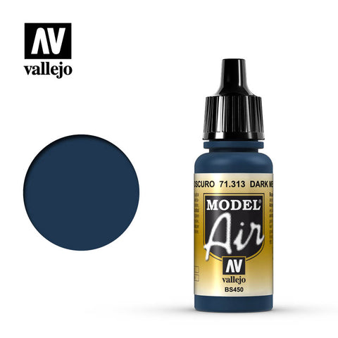 VALLEJO 	17ml Bottle Dark Mediterranean Blue Model