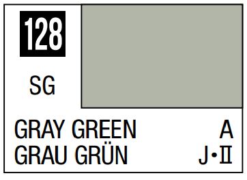 MR HOBBY 10ml Lacquer Based Semi-Gloss Gray Green