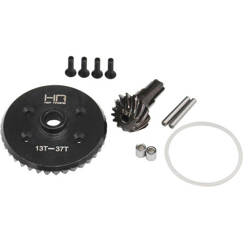 HOTRACING 1/10 ARRMA 4X4 Steel Helical Differential Ring & Pinion gear