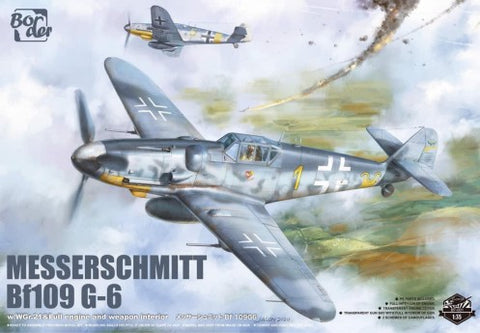 BORDER 1/35 Messerschmitt Bf109G6 Fighter w/Weapon Interior, WGr21 Missile Launcher & Full Engine (Ltd Edition)