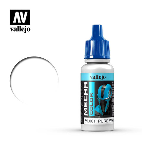 VALLEJO 17ml Bottle Pure White Mecha Color
