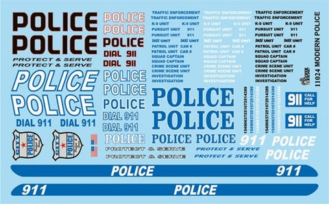 GOFER 1/24-1/25 Modern Police Graphics