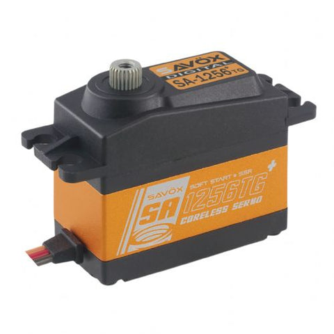 SAVOX 1256 TGP Standard Size Coreless Digital Servo w/ Soft Start .15/277 @ 6V