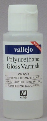 VALLEJO  60ml Bottle Polyurethane Gloss Varnish