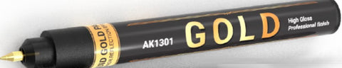 AKI Metallic Liquid Marker Gold 1mm