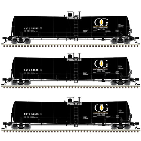 N 25500G TANK CAR GATX 3-PACK