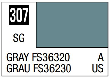MR HOBBY 10ml Lacquer Based Semi-Gloss Gray FS36320