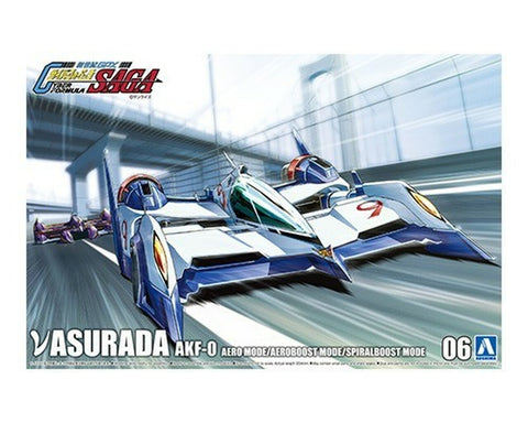1/24 Future GPZ Cyber Formula Asurada AKF0 Aero/Aeroboost/Spiralboost Mode Race Car