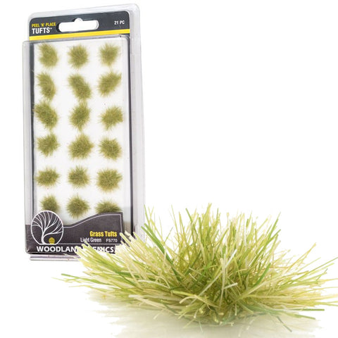 WOODLAND SCENICS Light Green Grass Tufts