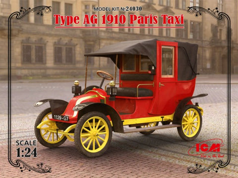 ICM 1/24 1910 TYPE AG PARIS TAXI