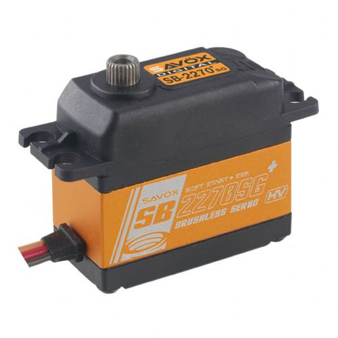 SAVOX 2270 SGP High Voltage Brushless Digital Servo w/Soft Start, 0.11sec / 624.9oz @ 8.4V