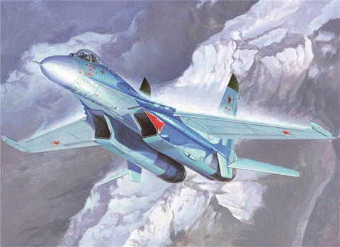 TRUMPETER 1:72 Russian Su-27 Flanker B Fighter