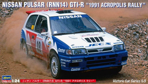 HASEGAWA 1/24 Nissan Pulsar GTI-R 1991 Acropolis Rally Race Car
