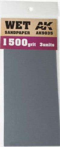 AKI Wet Sandpaper Sheets 1500 Grit (3)