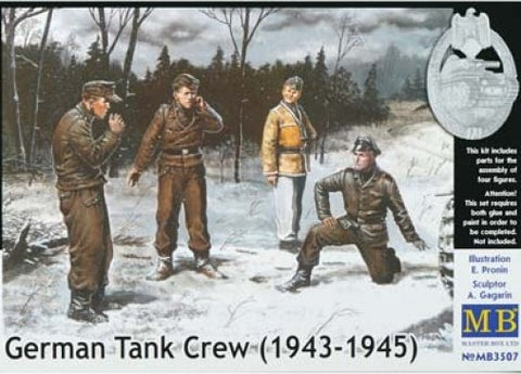 MASTERBOX  1/35 German Tank Crew Winter 1943-45 (4) (D)