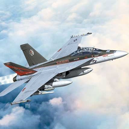 ACADEMY 1:72 F/A-18F VFA-154 "Black Knights" USN