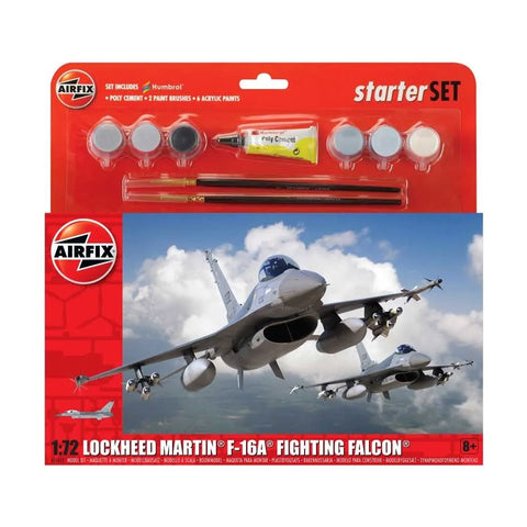 AIRFIX 1:72 F16A FIGHTING FALCON STARTER SET