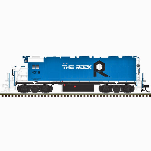 ATLAS HO Gold Series GP38 Locomotive with Ditch Lights, Rock Island #4310