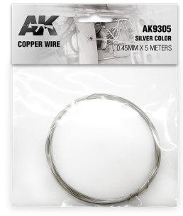 AKI Copper Wire 0.45mm x 5 meters (Silver)