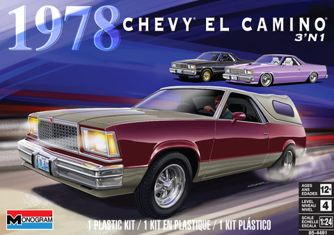 REVELL  1/24 1978 Chevy El Camino (3 in 1)