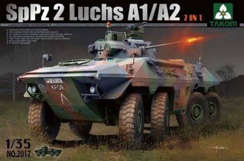 TAKOM 1/35 SpPz2 Luchs A1/A2 Bundeswehr Recon Vehicle (2 in 1)