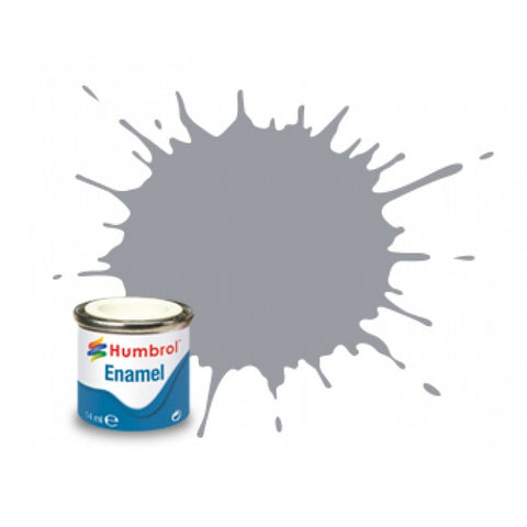 HUMBROL 14ml. Enamel Matte Light Grey