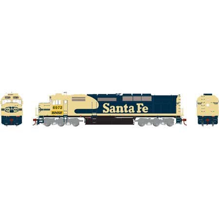 ATHEARN HO Genesis HO SDP40F, BNSF #6972