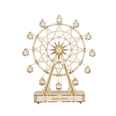 Classic 3D Wood Puzzles; Ferris Wheel (music inside)