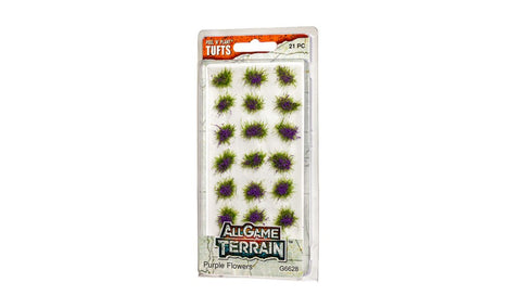 All Game Terrain: Peel 'N Plant Tufts Purple Flowers