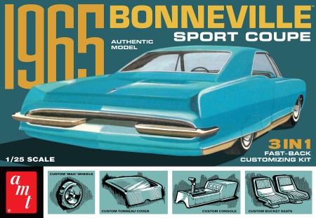 AMT  1/25 1965 Pontiac Bonneville Sport Coupe (3 in 1)