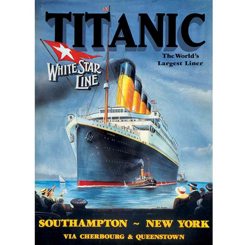 1000-PIECE Titanic - White Star Line PUZZLE