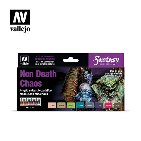 17ml Bottle Fantasy Non Death Chaos Game Color Paint Set (8 Colors)