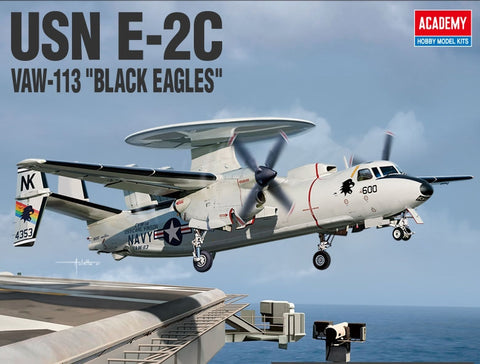 ACADEMY 1/144 E2C VAW113 Black Eagles USN Aircraft