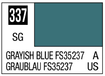 10ml Lacquer Based Semi-Gloss Grayish Blue FS35737