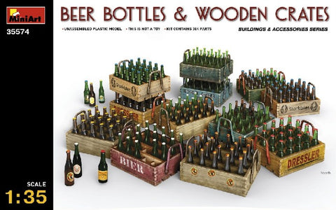 MINIART	1/35 Beer Bottles & Wooden Crates
