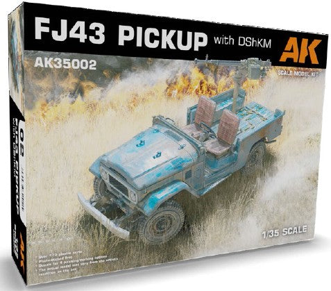 1/35 FJ43 Pickup Truck w/DShKM Gun (Plastic Kit)